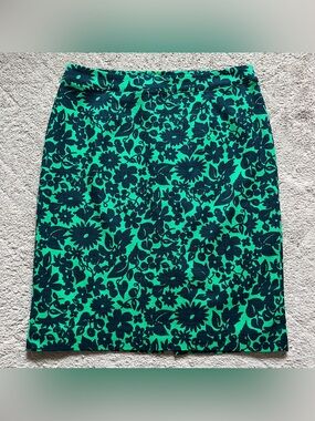 Boden Floral Pencil Skirt Preppy Old Money Quiet Luxury Office Business Sz 10